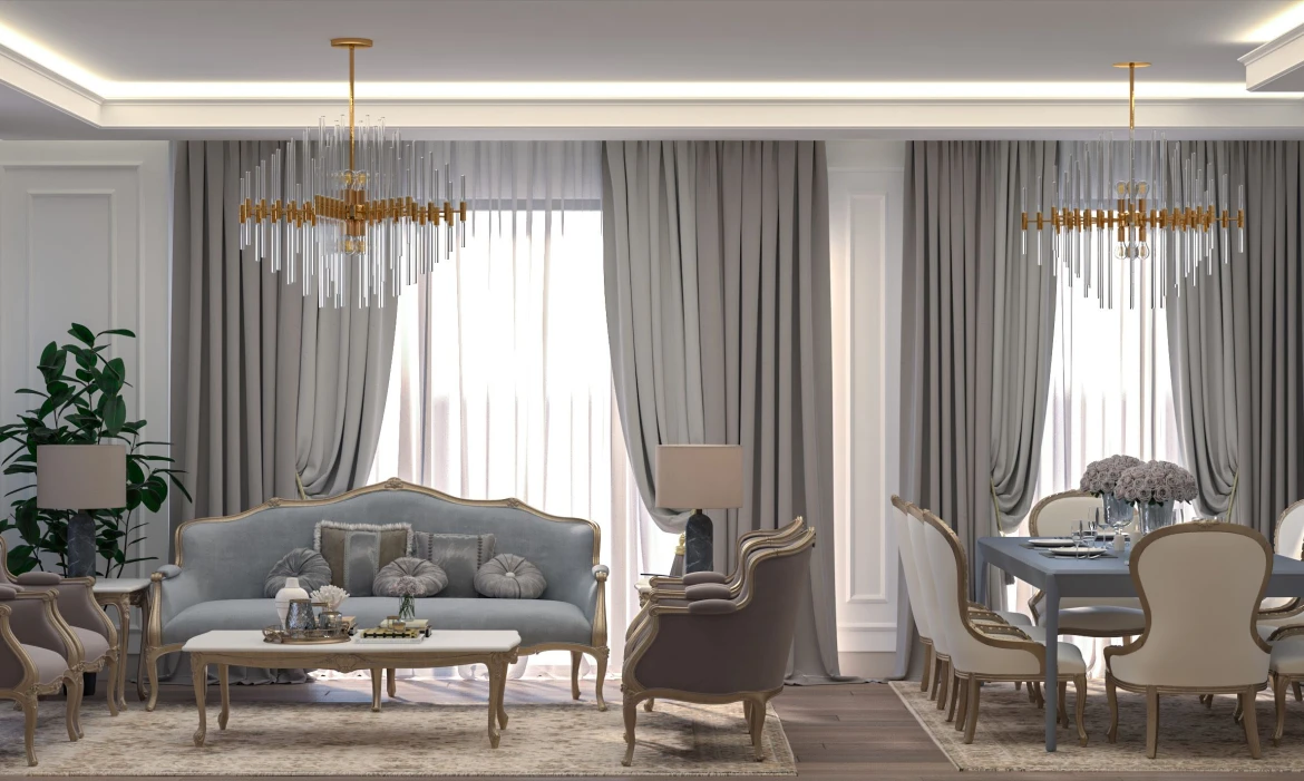 طراحی داخلی آپارتمان لوکس  دربخش آسیایی استانبول 