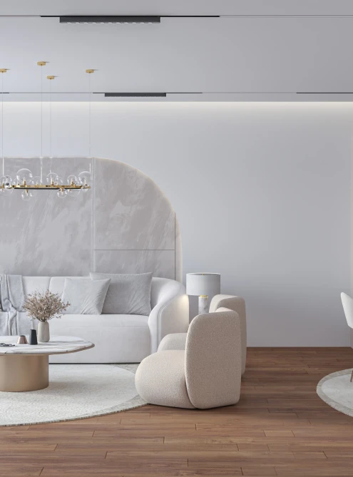 Bulut tarzında daire iç tasarımı