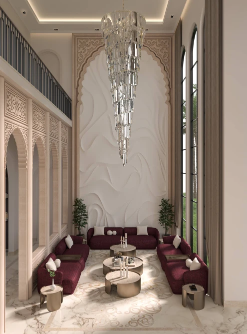 Dubai'de modern Arap villa tasarımı